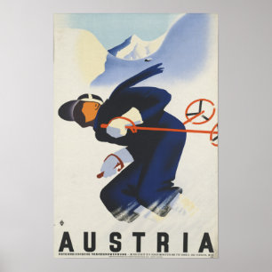 Austria - Austrian Vintage Travel Poster