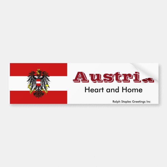 Austria Bumper Sticker (Front)