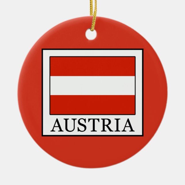 Austria Ceramic Ornament (Front)