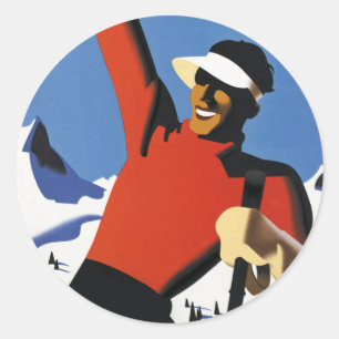 Austria Classic Round Sticker