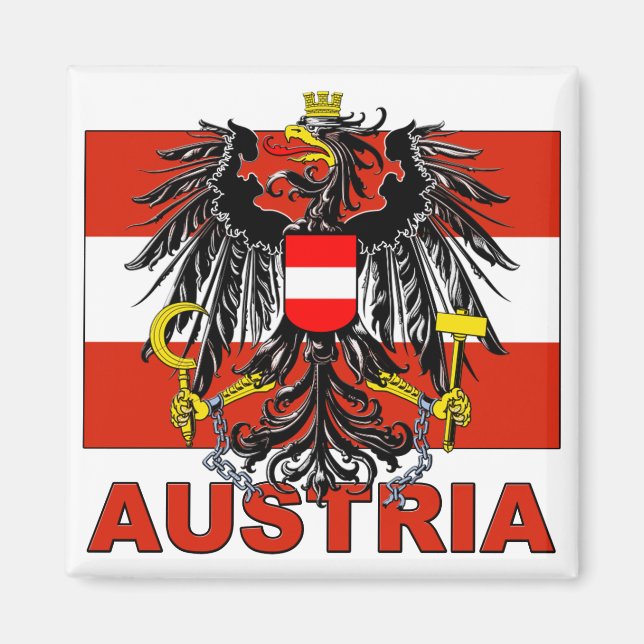 Austria Coat of Arms Magnet (Front)