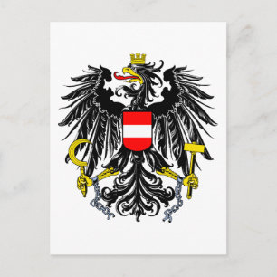 Austria Coat of Arms Postcard