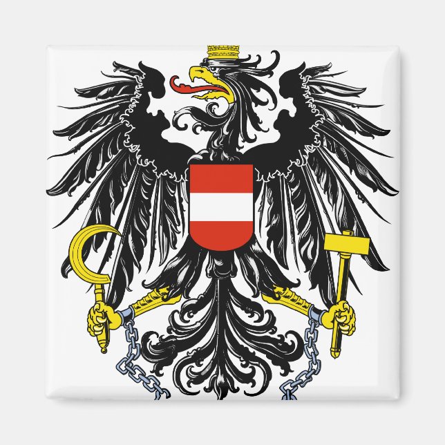 austria emblem magnet (Front)