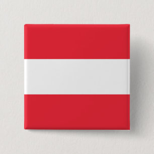 Austria Flag 2 Inch Square Button