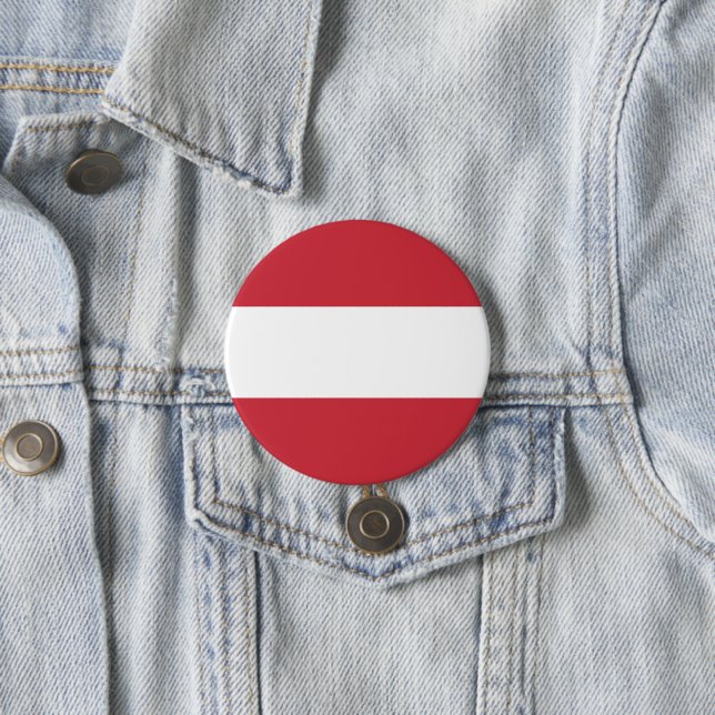 Austria flag 3 inch round button (In Situ)