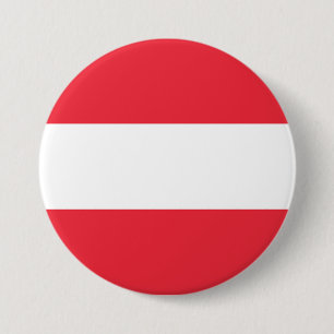 Austria Flag 3 Inch Round Button
