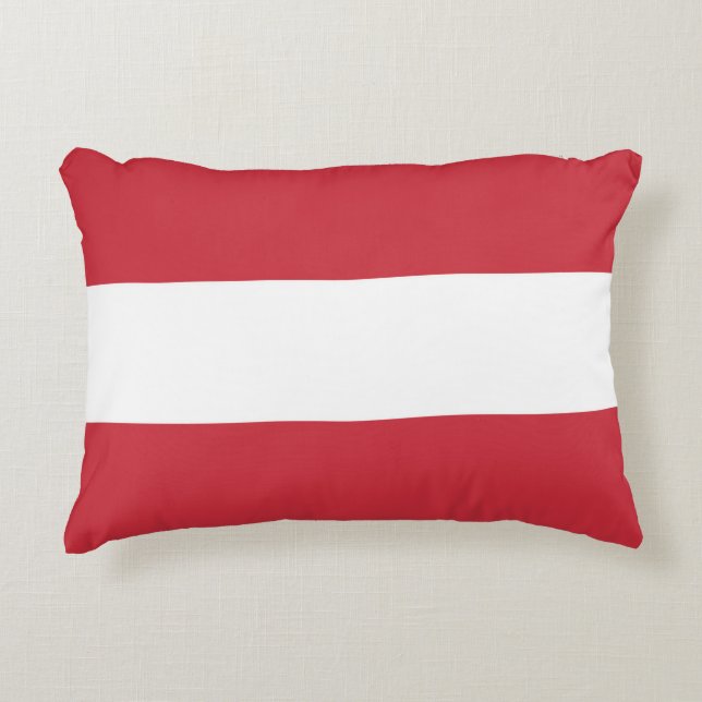 Austria flag accent pillow (Front)