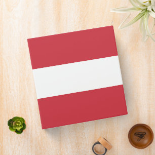 Austria flag binder