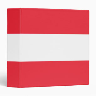 Austria Flag Binder