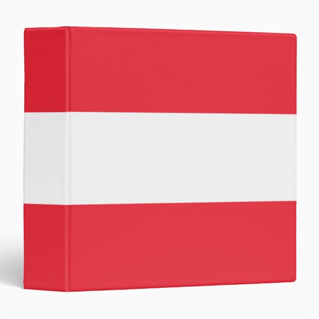 Austria Flag Binder (Front/Spine)