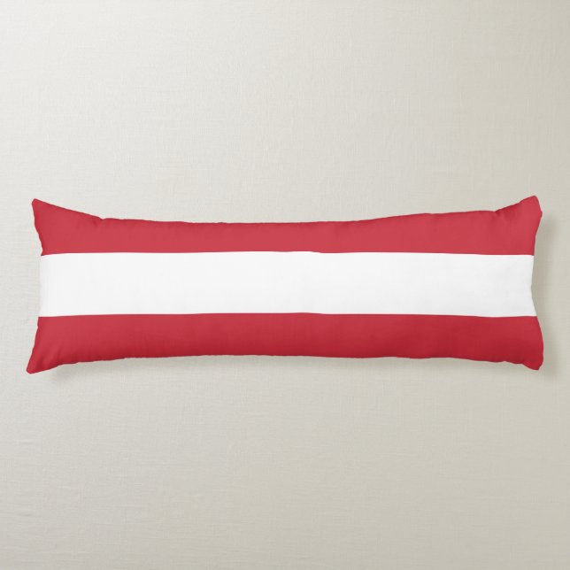 Austria flag body pillow (Front)