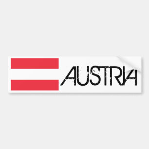 Austria Flag Bumper Sticker