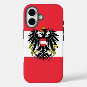 Austria Flag iPhone 16 Case