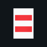 Austria Flag Emblem Canvas Print<br><div class="desc">Austria Patriotic Home Gift Design. Country Sign Souvenir. National Politics Mark Present. Homeland Symbol Presentation.</div>