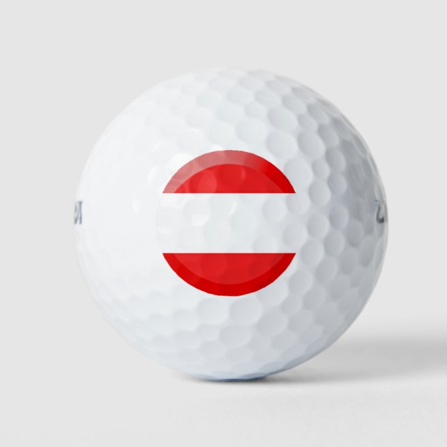 Austria flag golf balls (Front)