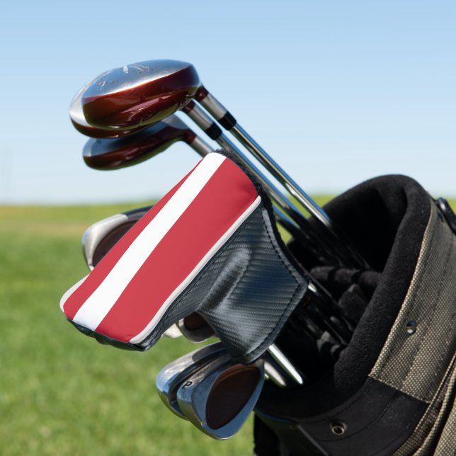 Austria flag golf head cover (In Situ)