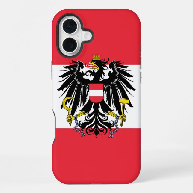 Austria Flag iPhone Case (Back)