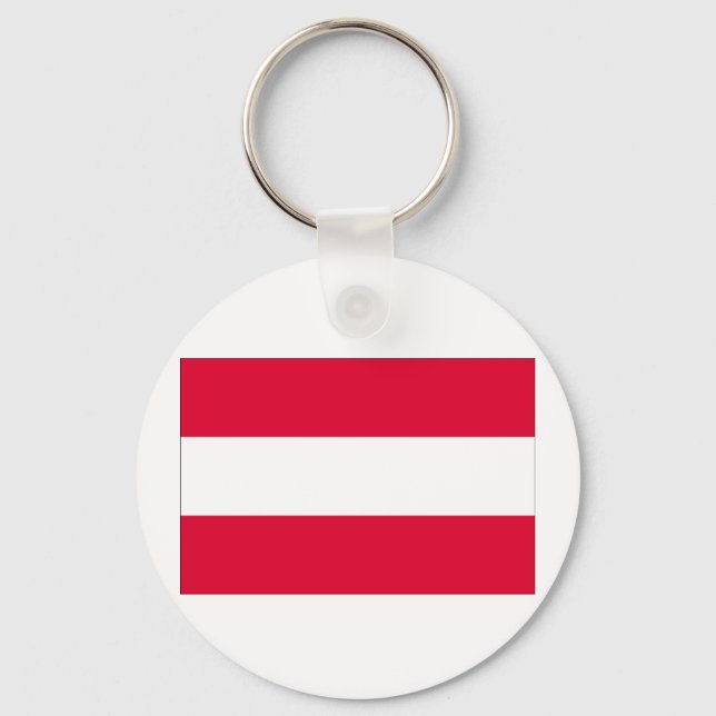 Austria Flag Keychain (Front)