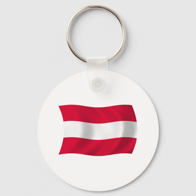 Austria Flag Keychain (Front)