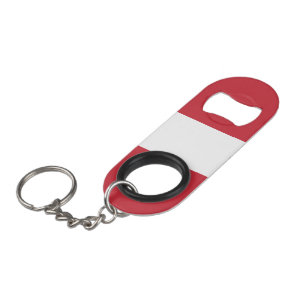 Austria flag keychain bottle opener