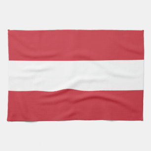 Austria flag kitchen towel