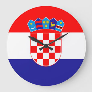 Austria Flag Large Clock