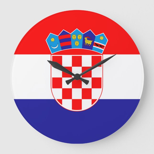 Austria Flag Large Clock (Front)