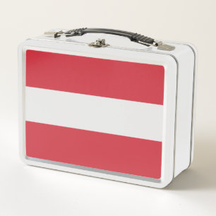 Austria flag metal lunch box
