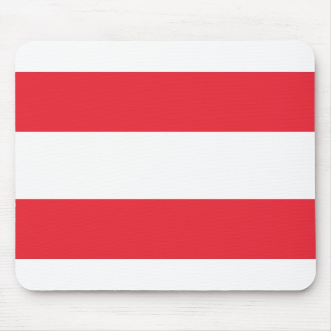 Austria Flag Mouse Pad (Front)