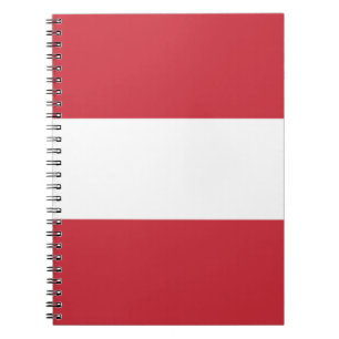 Austria flag notebook