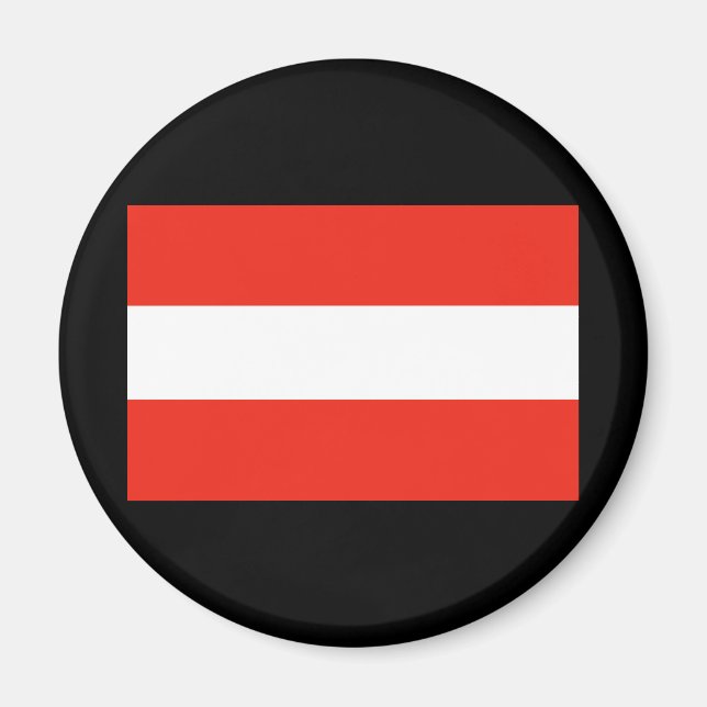 Austria - Flag / Österreich - Flagge Magnet (Front)