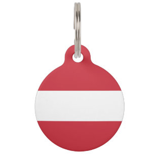Austria flag pet tag
