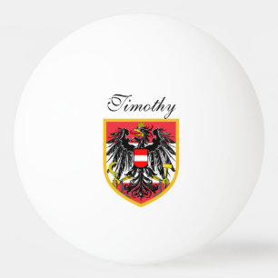 Austria Flag Ping Pong Ball