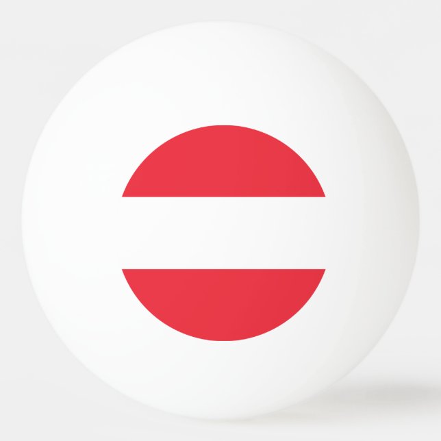 Austria Flag Ping Pong Ball (Front)