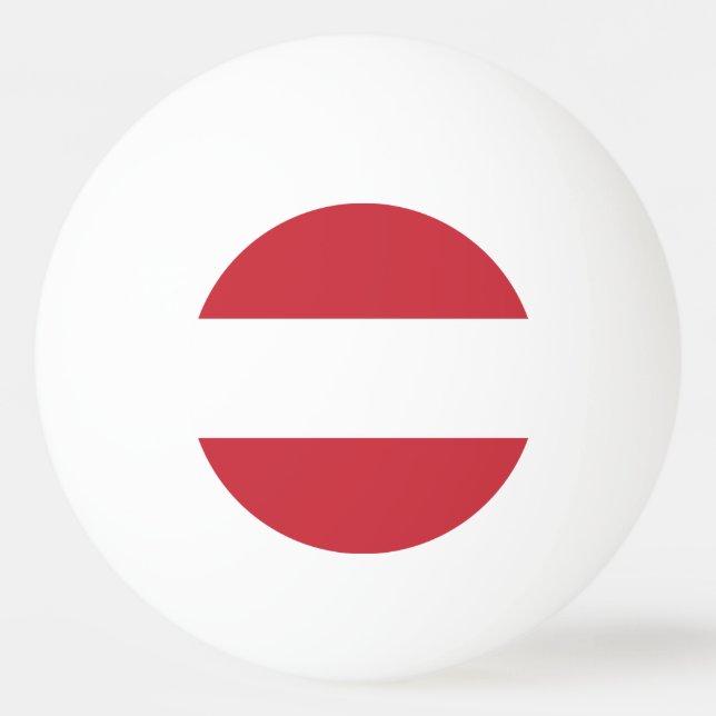 Austria flag ping pong ball (Front)