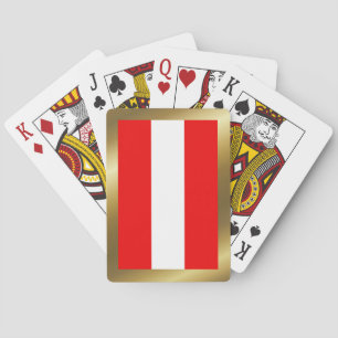 Austria Flag Playing Cards