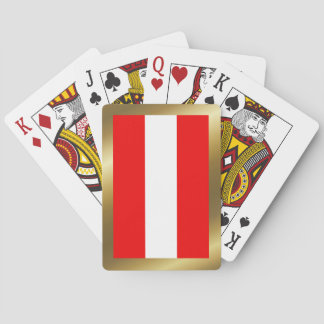 Austria Flag Playing Cards