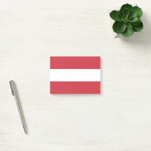 Austria flag post-it notes