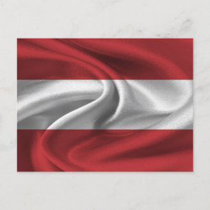 Austria Flag Postcard