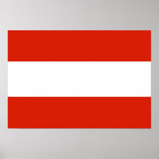 Austria Flag Poster