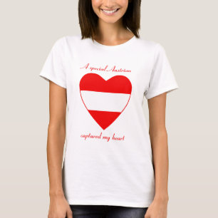 Austria Flag Sweetheart T-Shirt