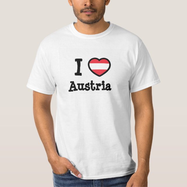 Austria Flag T-Shirt (Front)