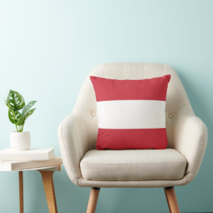 Austria flag throw pillow