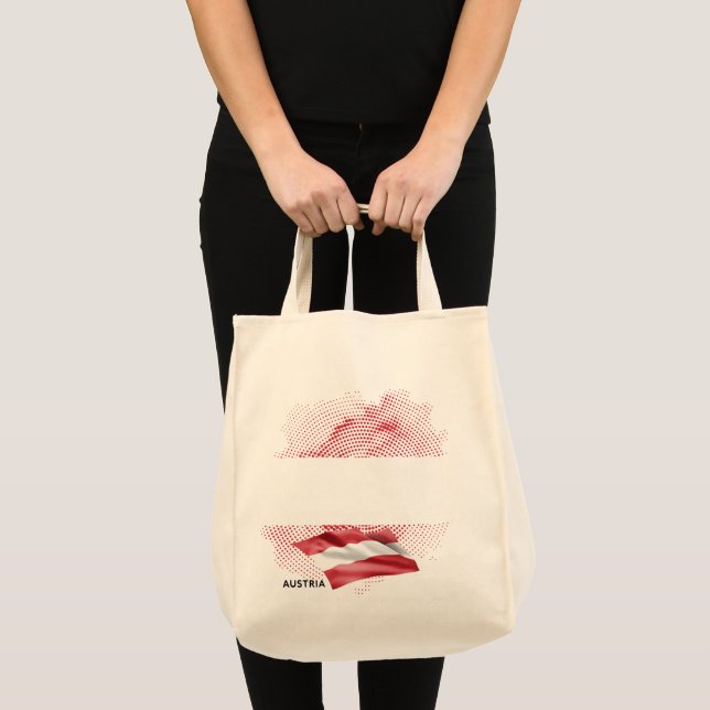 Austria flag tote bag (Front (Product))