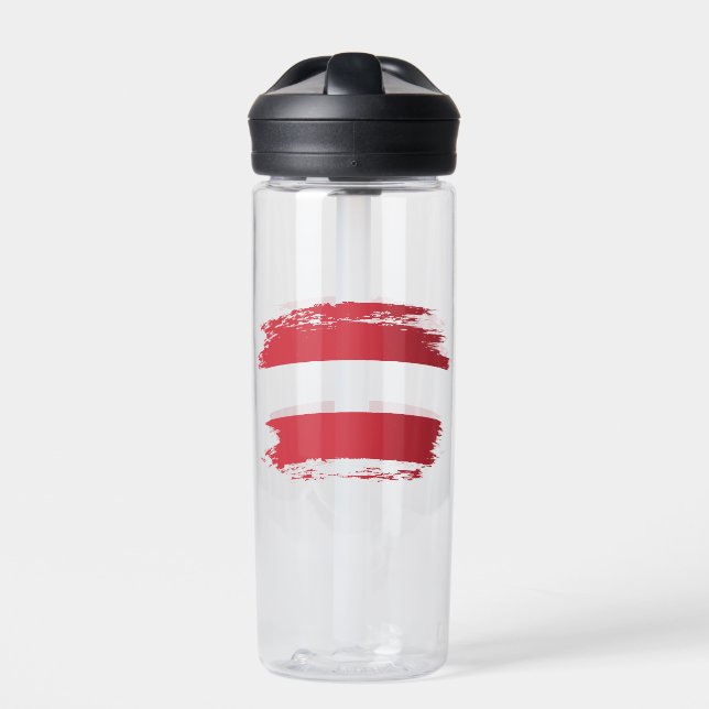 Austria flag water bottle (Front)
