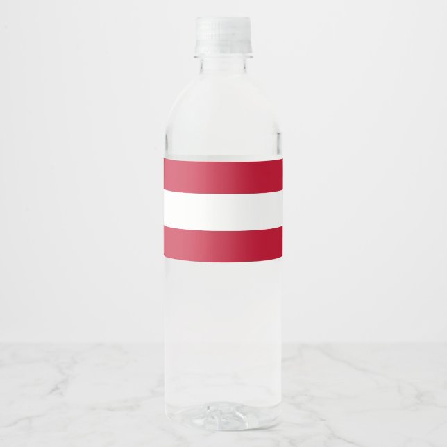 Austria flag water bottle label (Front)