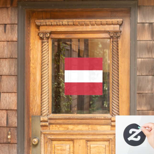 Austria flag window cling (Home Door)