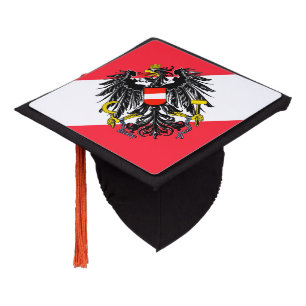 Austria Graduation Cap Topper