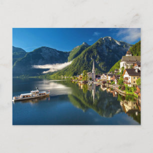 Austria Hallstatt Lake Postcard