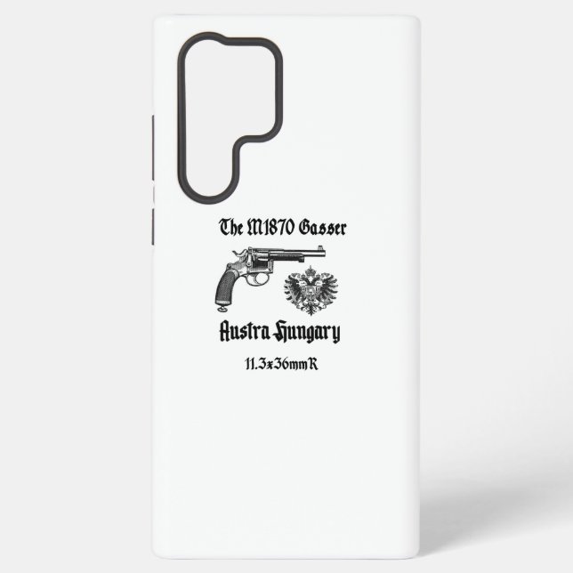 Austria-Hungary Gasser revolver WWI Samsung Galaxy S22 Ultra Case (Back)